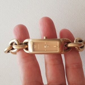 Dkny vintage watch brass/gold color long face